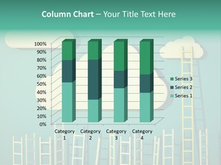 Stairs Shape Climb PowerPoint Template