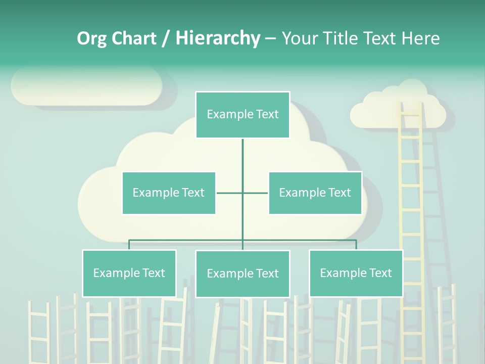 Stairs Shape Climb PowerPoint Template