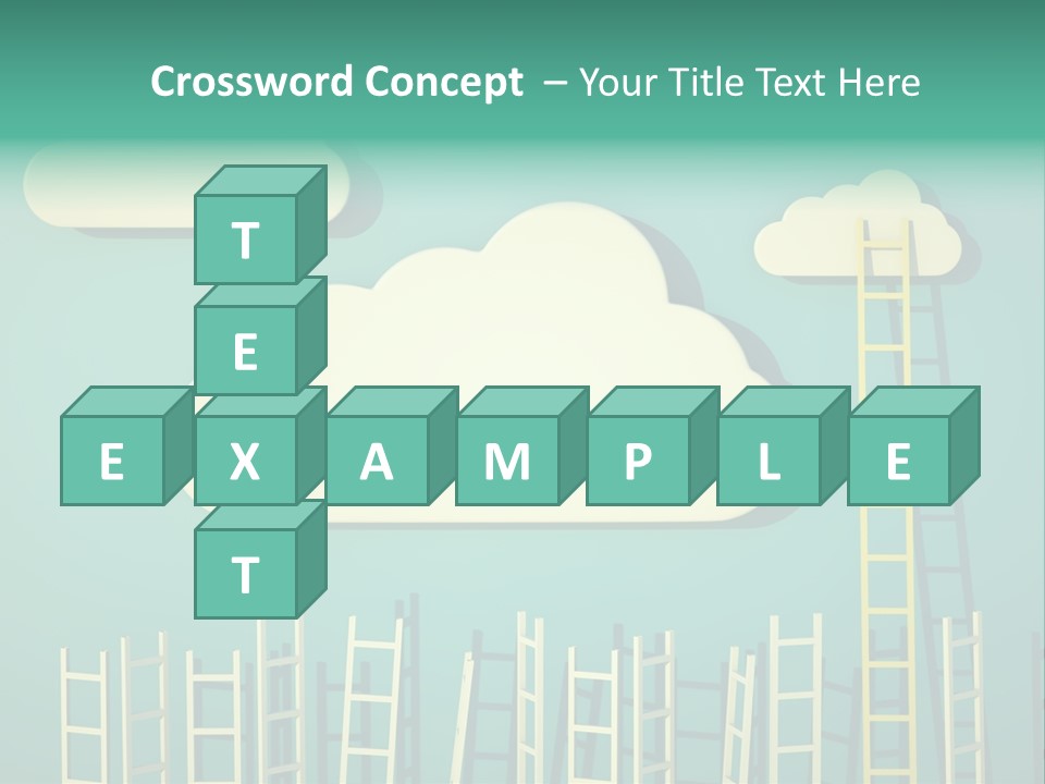 Stairs Shape Climb PowerPoint Template