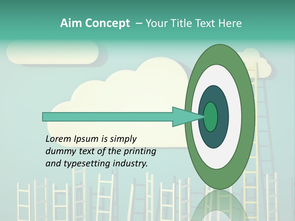 Stairs Shape Climb PowerPoint Template