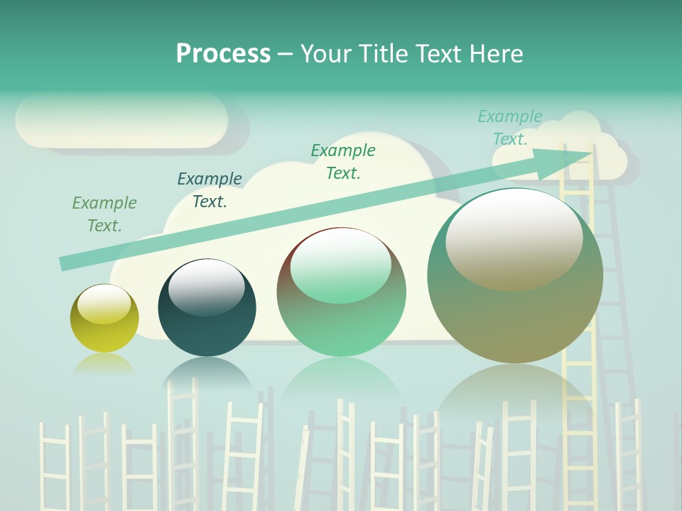 Stairs Shape Climb PowerPoint Template
