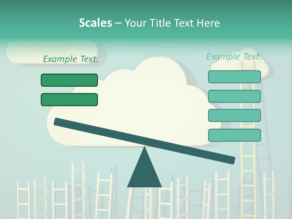 Stairs Shape Climb PowerPoint Template