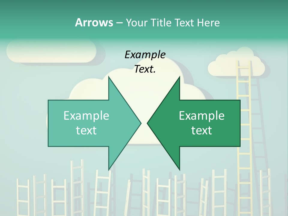 Stairs Shape Climb PowerPoint Template