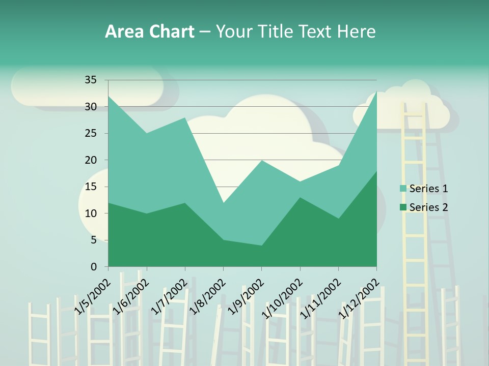 Stairs Shape Climb PowerPoint Template