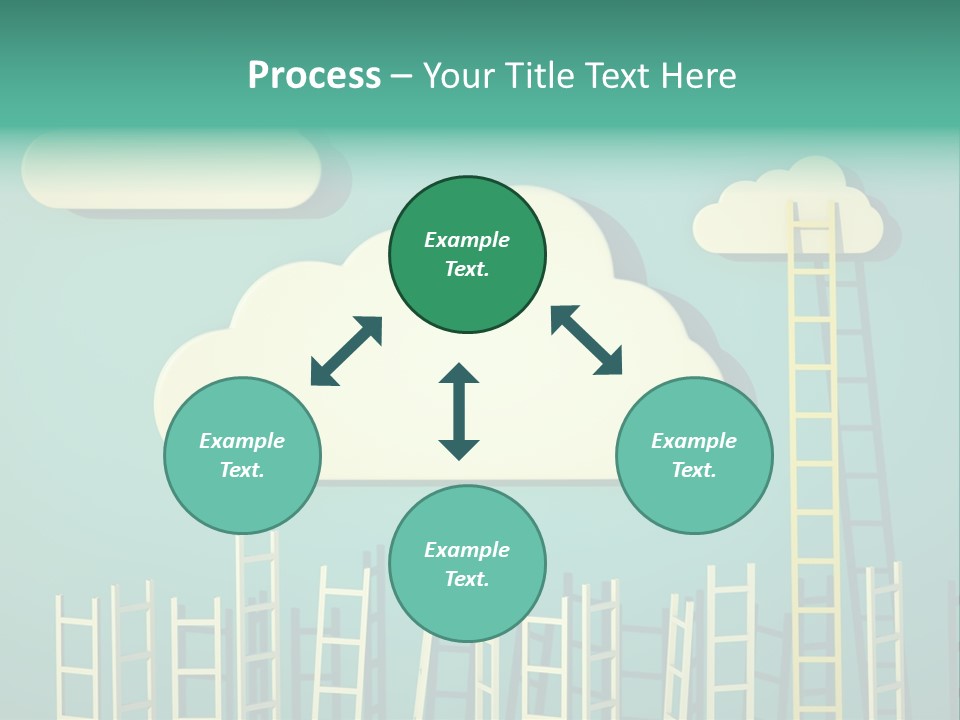 Stairs Shape Climb PowerPoint Template