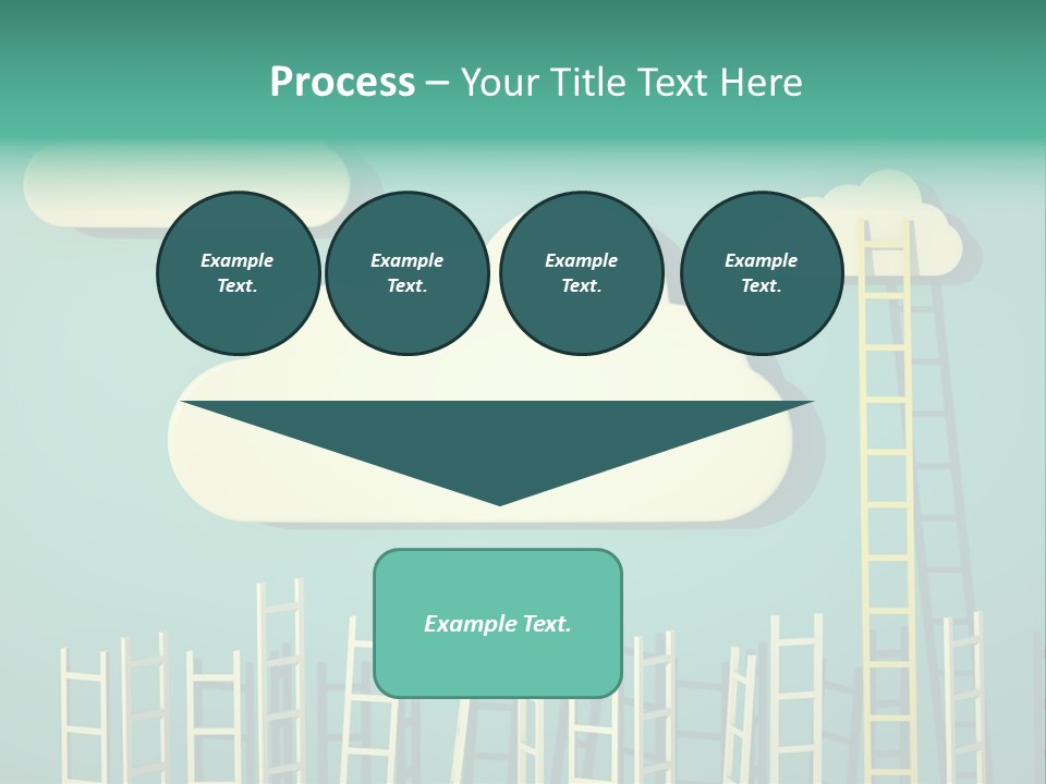 Stairs Shape Climb PowerPoint Template