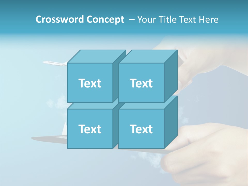 Screen Field Cloud PowerPoint Template