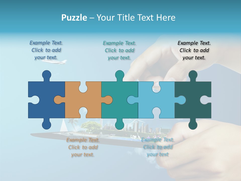 Screen Field Cloud PowerPoint Template