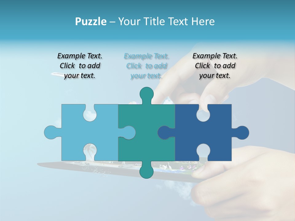 Screen Field Cloud PowerPoint Template