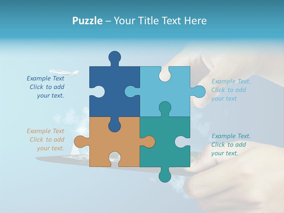 Screen Field Cloud PowerPoint Template