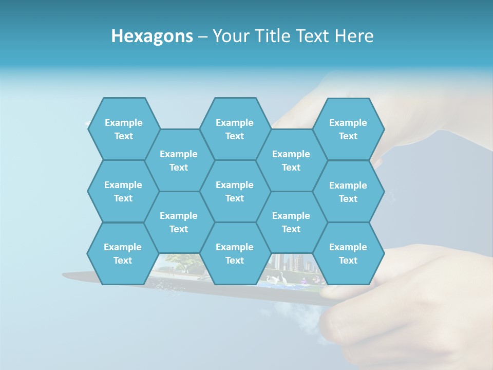 Screen Field Cloud PowerPoint Template
