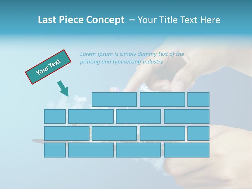 Screen Field Cloud PowerPoint Template