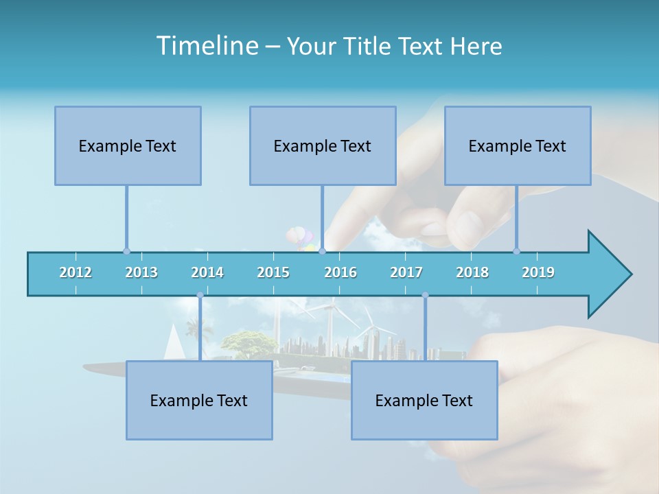 Screen Field Cloud PowerPoint Template