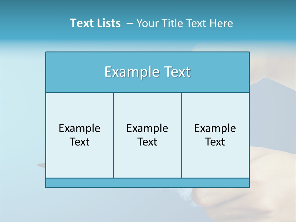 Screen Field Cloud PowerPoint Template