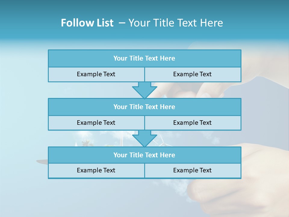 Screen Field Cloud PowerPoint Template