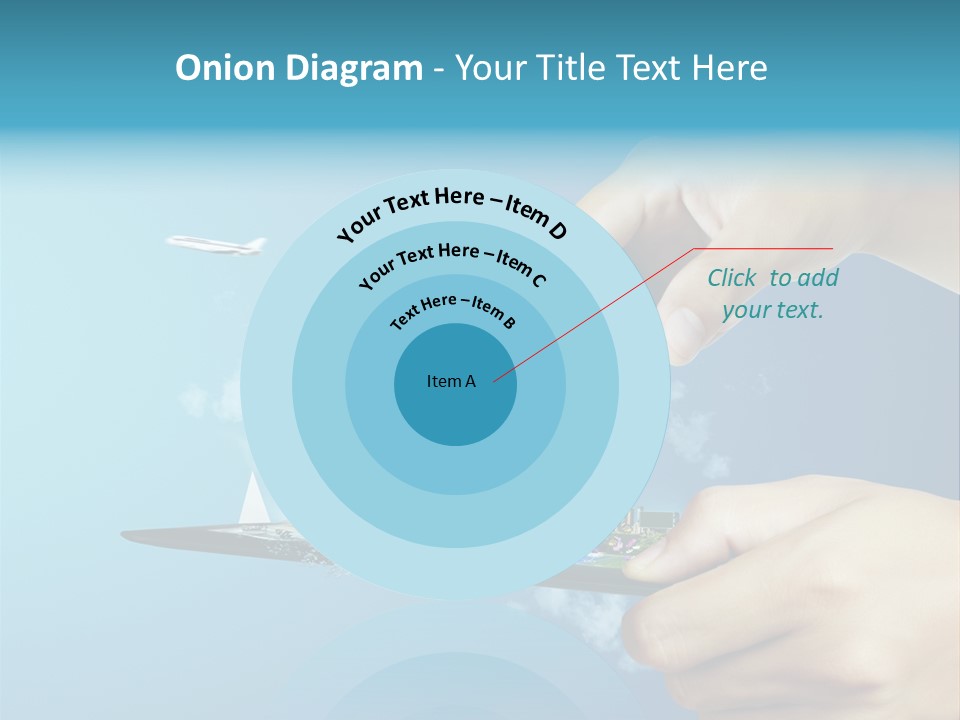 Screen Field Cloud PowerPoint Template
