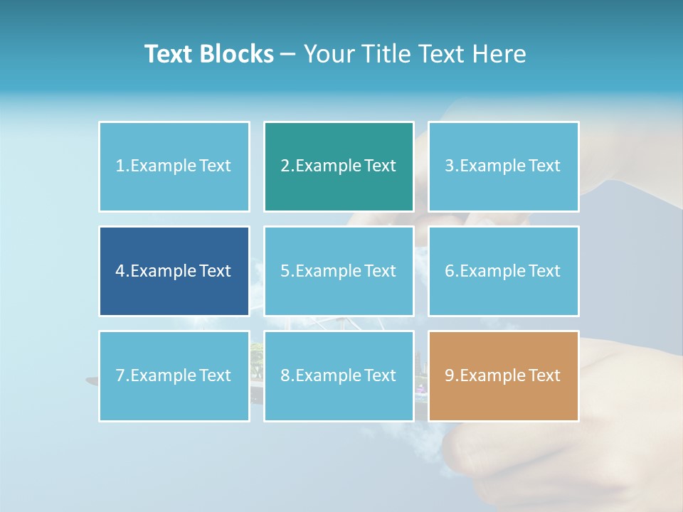 Screen Field Cloud PowerPoint Template