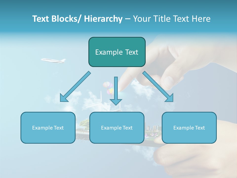 Screen Field Cloud PowerPoint Template