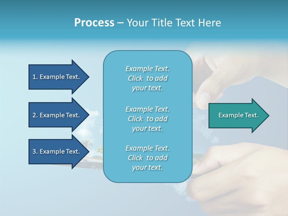Screen Field Cloud PowerPoint Template