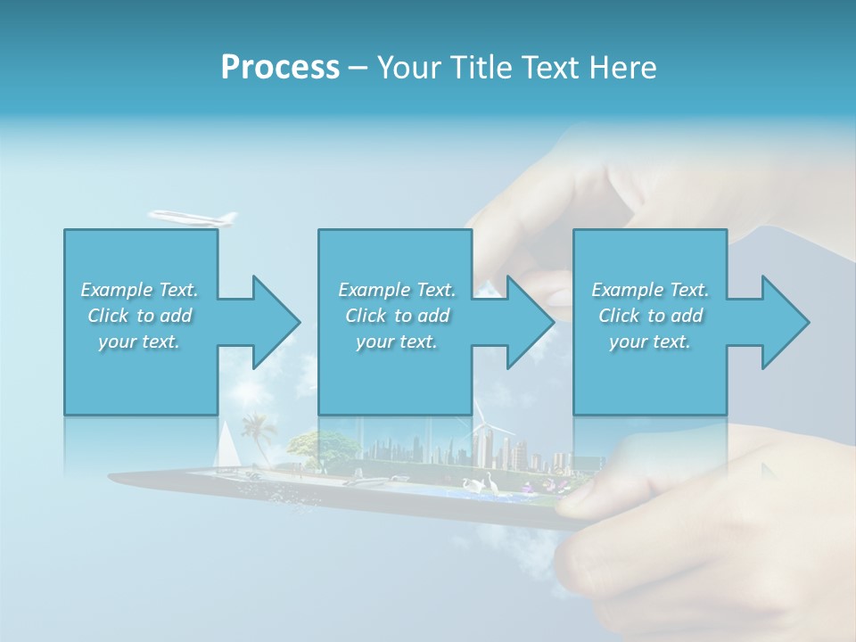 Screen Field Cloud PowerPoint Template
