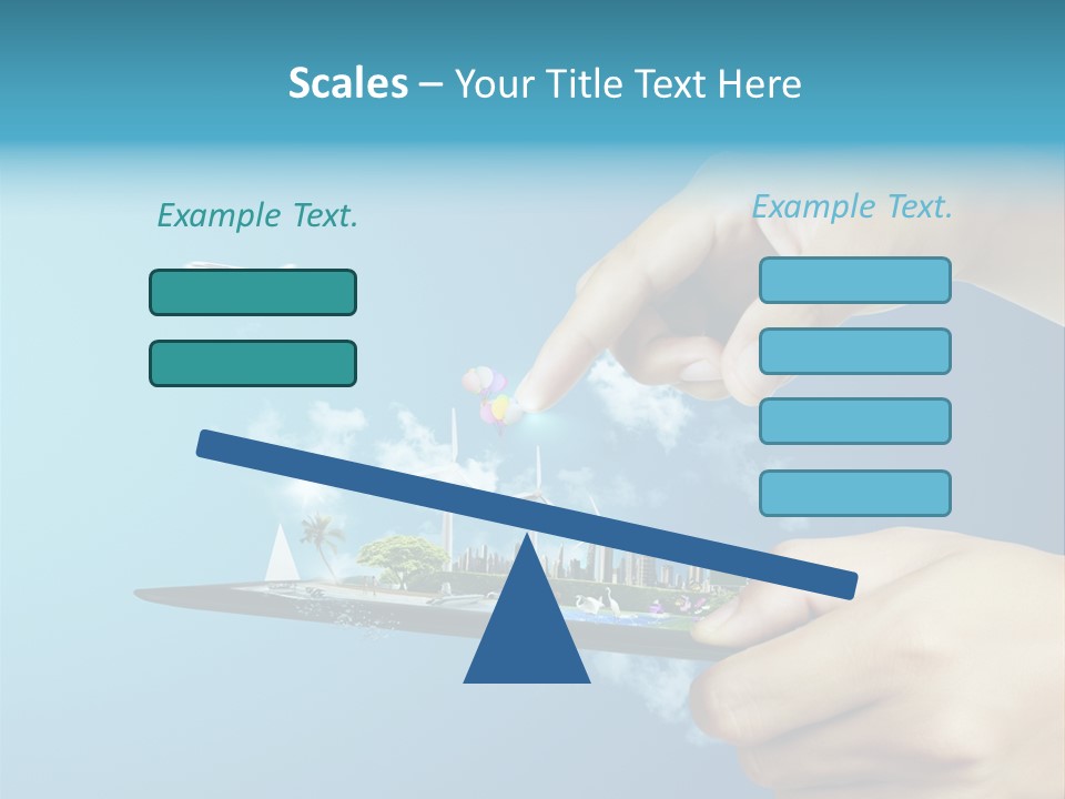 Screen Field Cloud PowerPoint Template