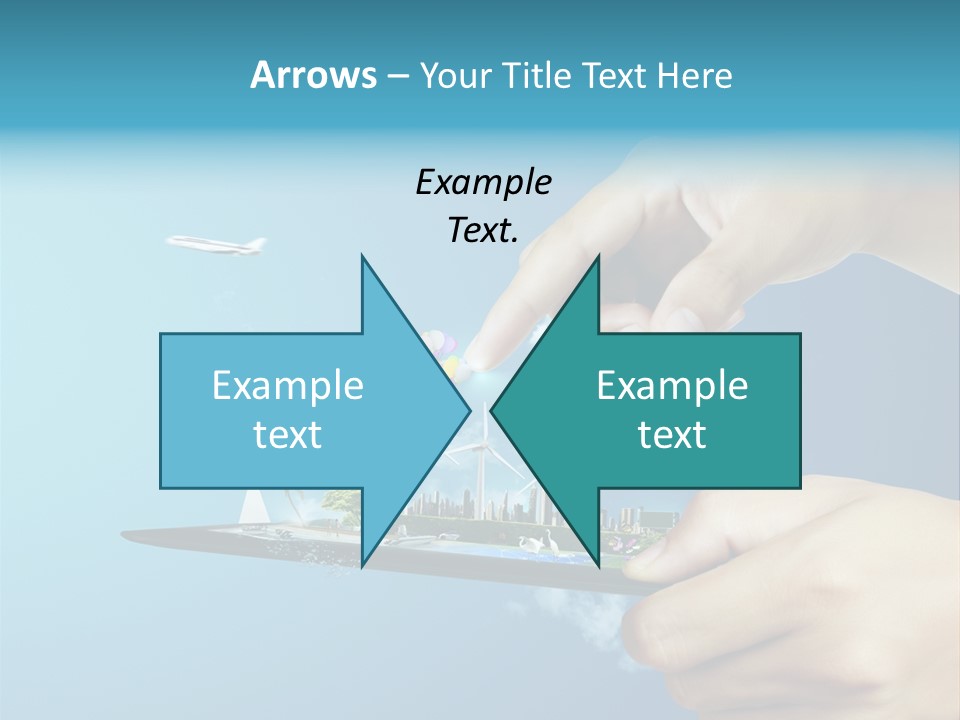 Screen Field Cloud PowerPoint Template