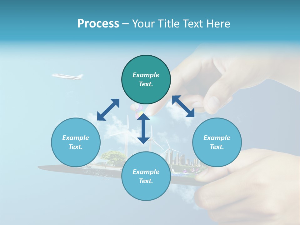 Screen Field Cloud PowerPoint Template