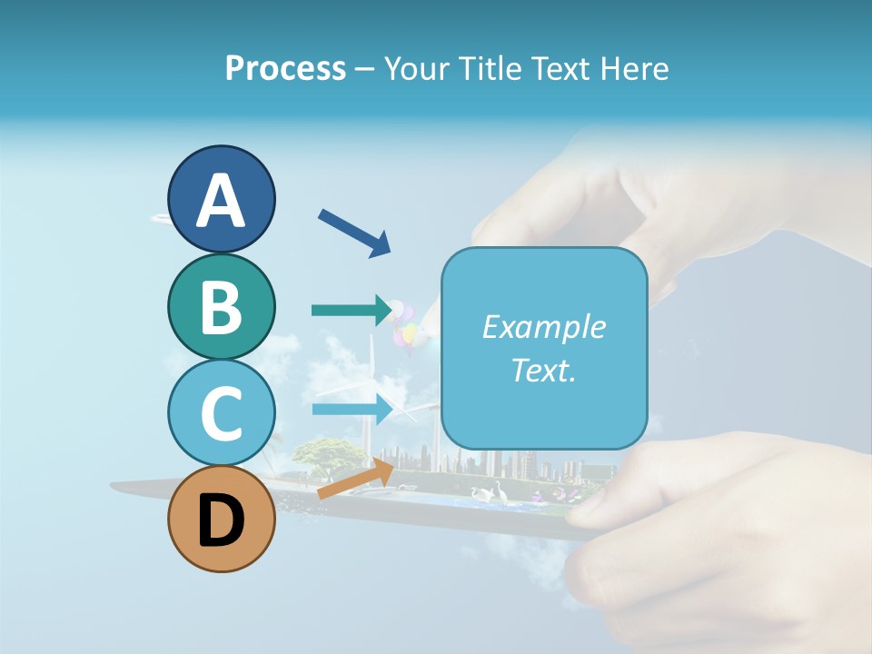 Screen Field Cloud PowerPoint Template