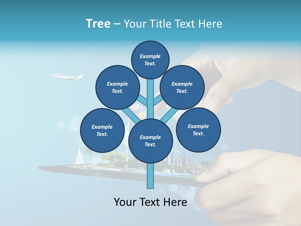 Screen Field Cloud PowerPoint Template