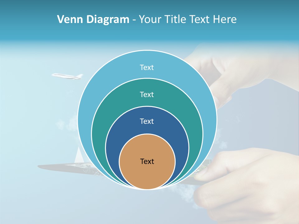 Screen Field Cloud PowerPoint Template
