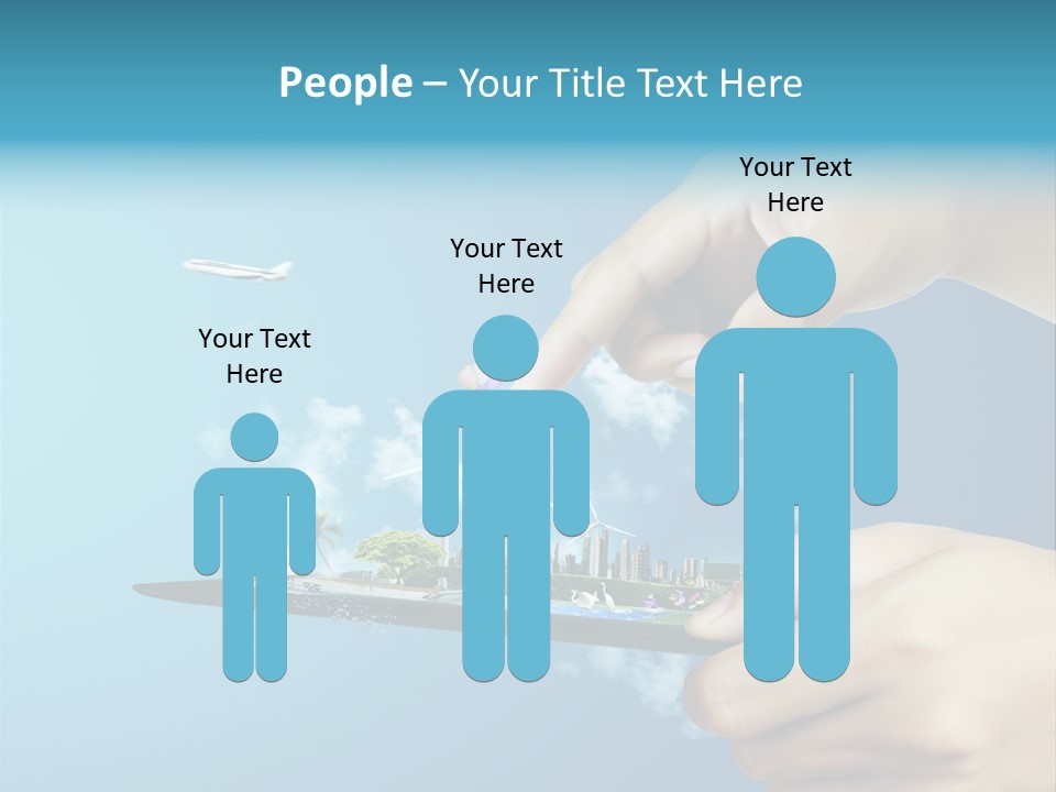 Screen Field Cloud PowerPoint Template