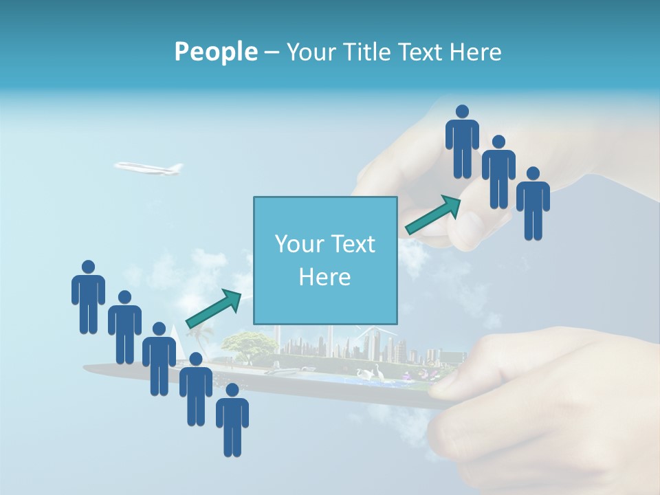 Screen Field Cloud PowerPoint Template