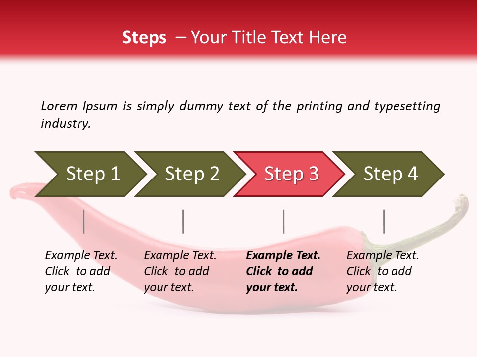 Cayenne Hot Healthy PowerPoint Template