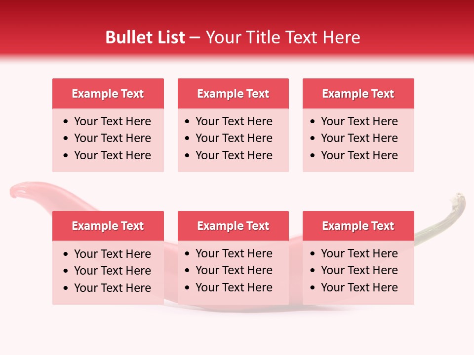 Cayenne Hot Healthy PowerPoint Template