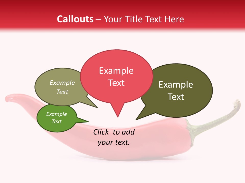 Cayenne Hot Healthy PowerPoint Template