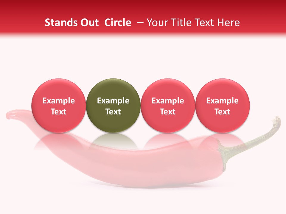 Cayenne Hot Healthy PowerPoint Template