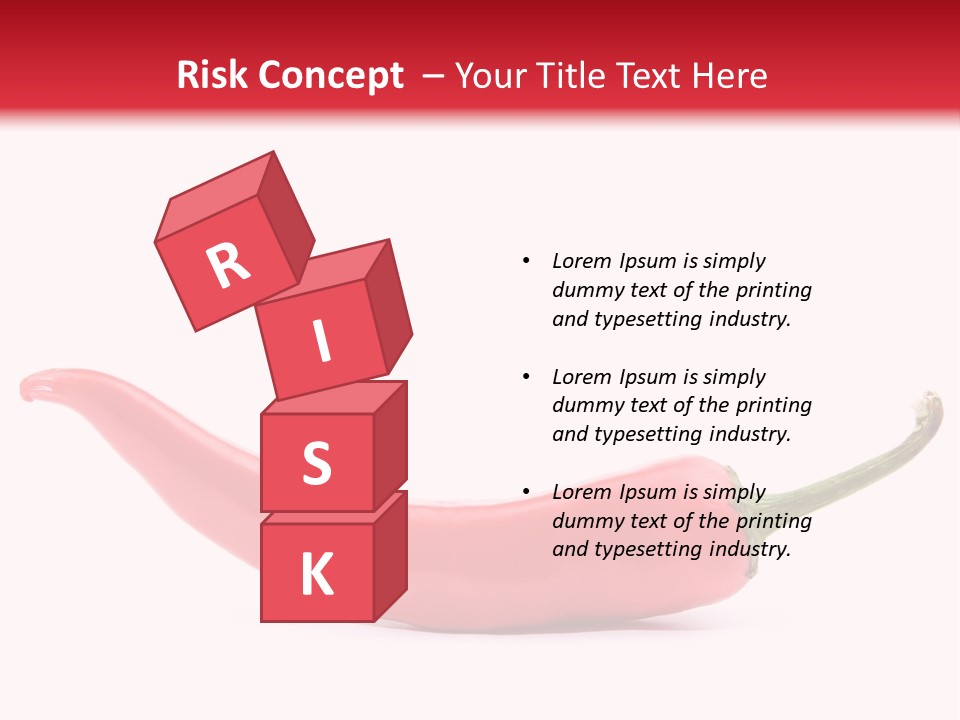 Cayenne Hot Healthy PowerPoint Template