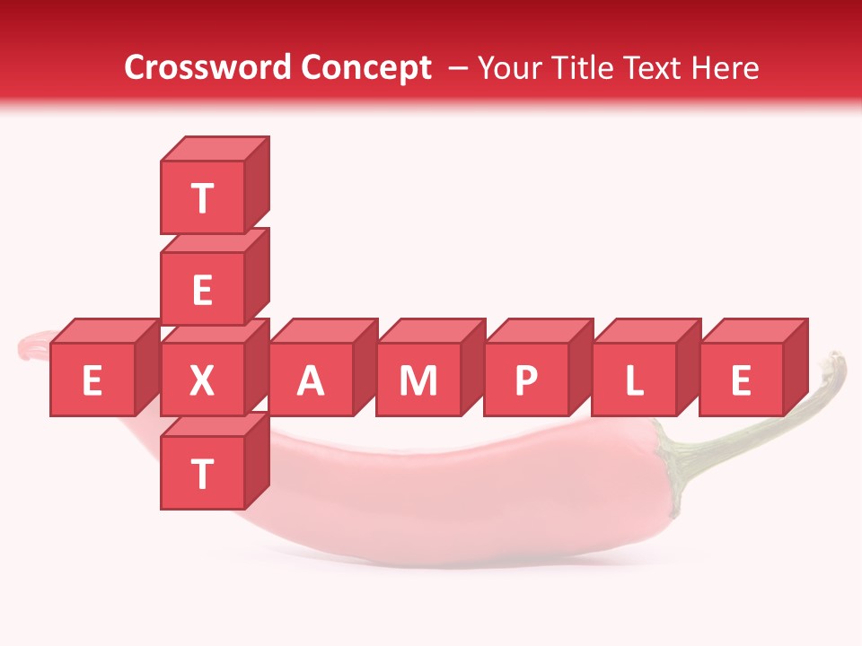 Cayenne Hot Healthy PowerPoint Template