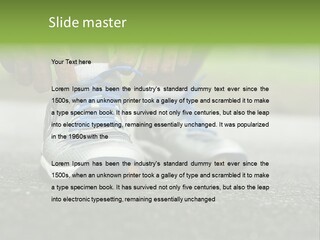 Marathon Human Finger Lace PowerPoint Template