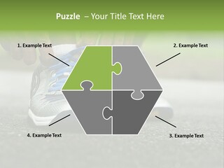 Marathon Human Finger Lace PowerPoint Template