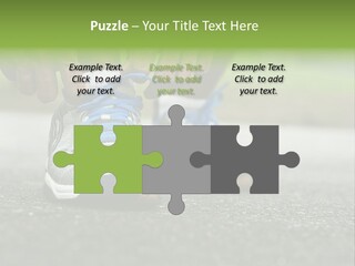 Marathon Human Finger Lace PowerPoint Template