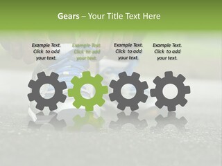 Marathon Human Finger Lace PowerPoint Template