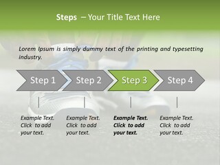 Marathon Human Finger Lace PowerPoint Template