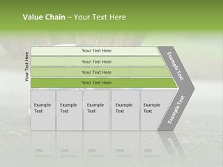 Marathon Human Finger Lace PowerPoint Template