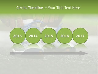 Marathon Human Finger Lace PowerPoint Template