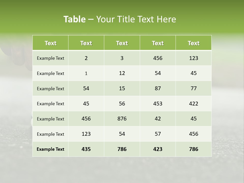 Marathon Human Finger Lace PowerPoint Template