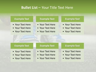 Marathon Human Finger Lace PowerPoint Template