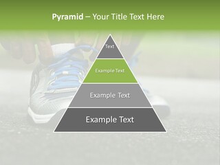 Marathon Human Finger Lace PowerPoint Template