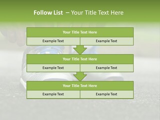 Marathon Human Finger Lace PowerPoint Template