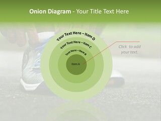 Marathon Human Finger Lace PowerPoint Template